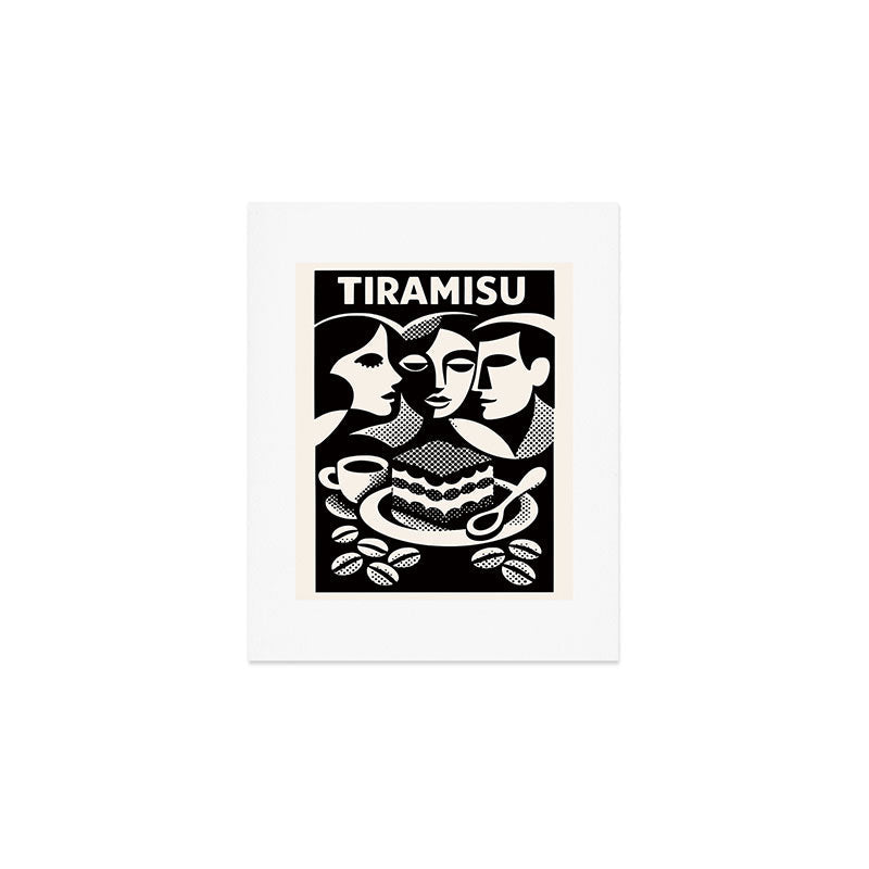 1920s Tiramisu Art Deco Art Print