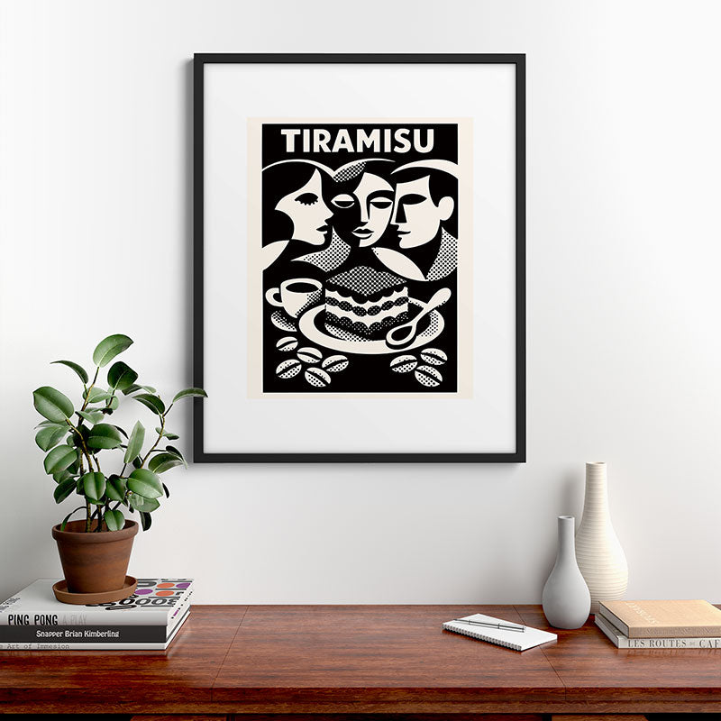 1920s Tiramisu Art Deco Framed Art Print