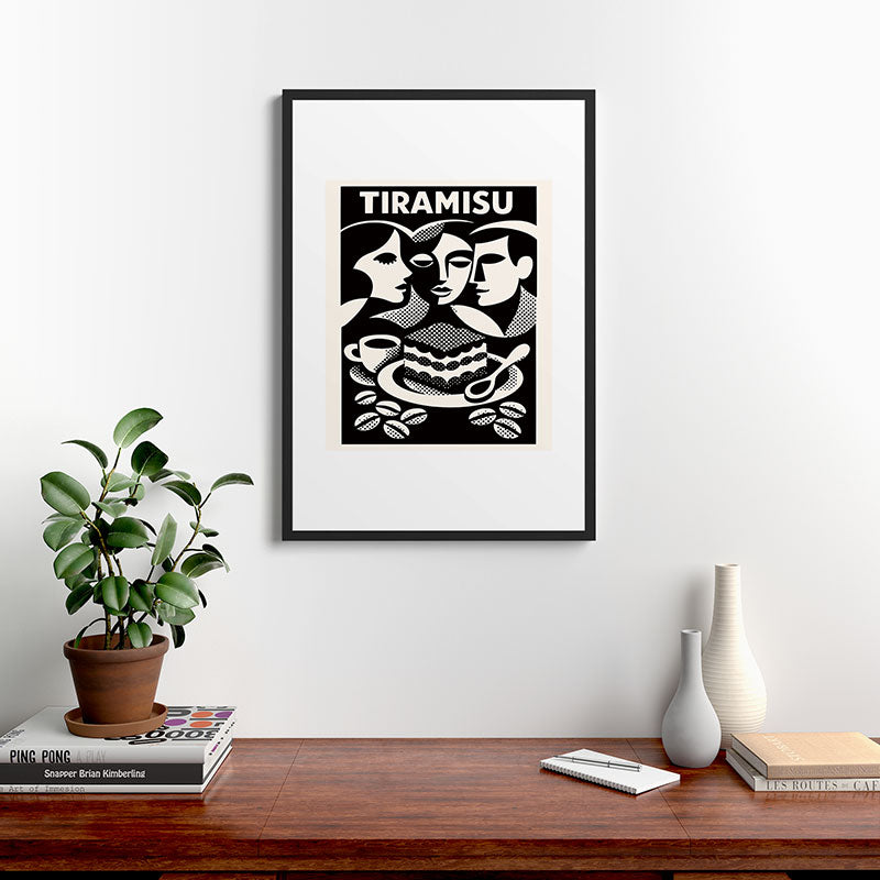 1920s Tiramisu Art Deco Framed Art Print