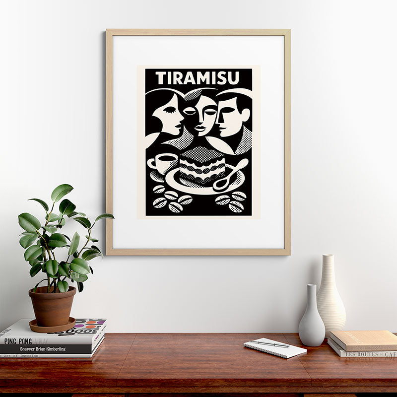 1920s Tiramisu Art Deco Framed Art Print