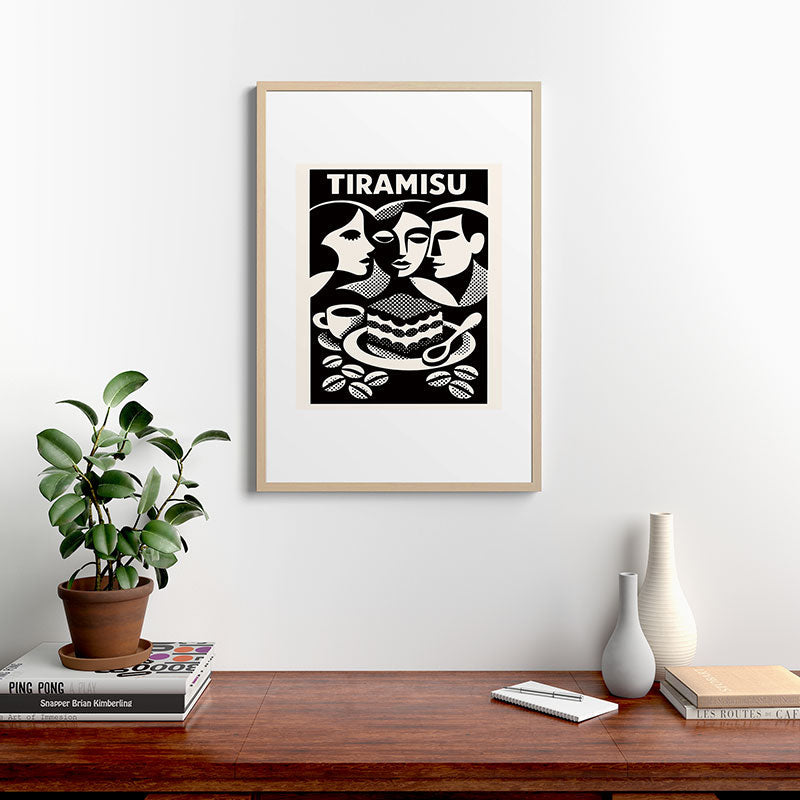 1920s Tiramisu Art Deco Framed Art Print
