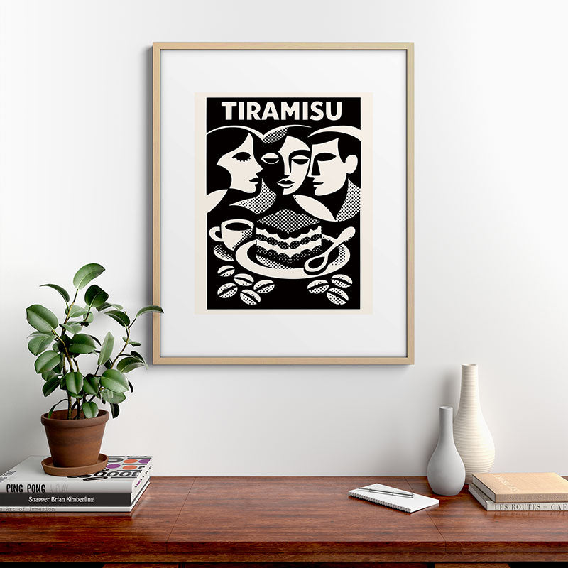 1920s Tiramisu Art Deco Framed Art Print