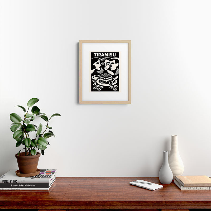 1920s Tiramisu Art Deco Framed Art Print