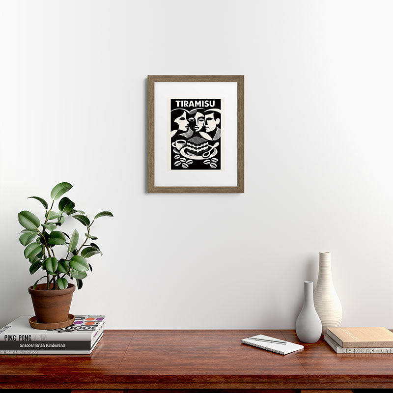 1920s Tiramisu Art Deco Framed Art Print