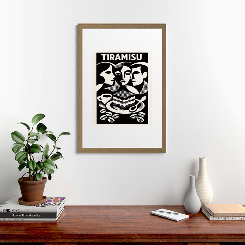 1920s Tiramisu Art Deco Framed Art Print