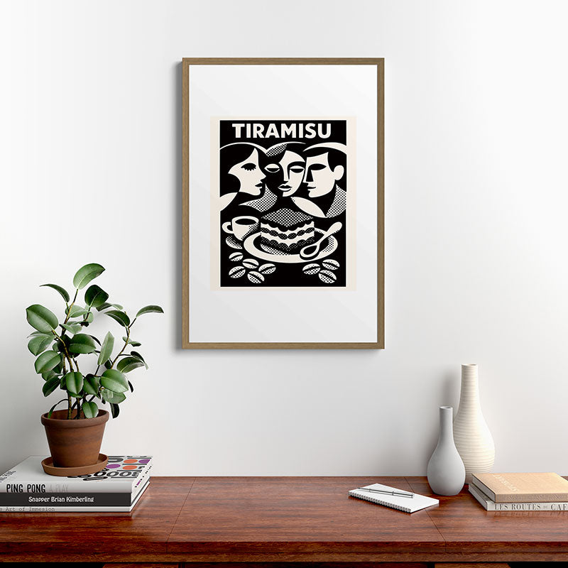 1920s Tiramisu Art Deco Framed Art Print