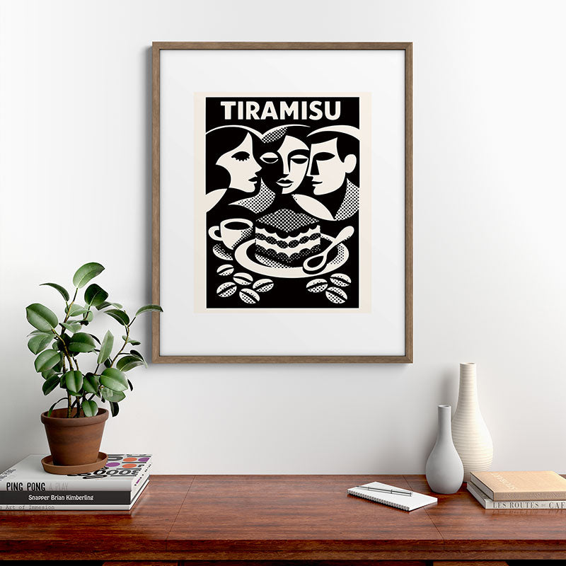 1920s Tiramisu Art Deco Framed Art Print