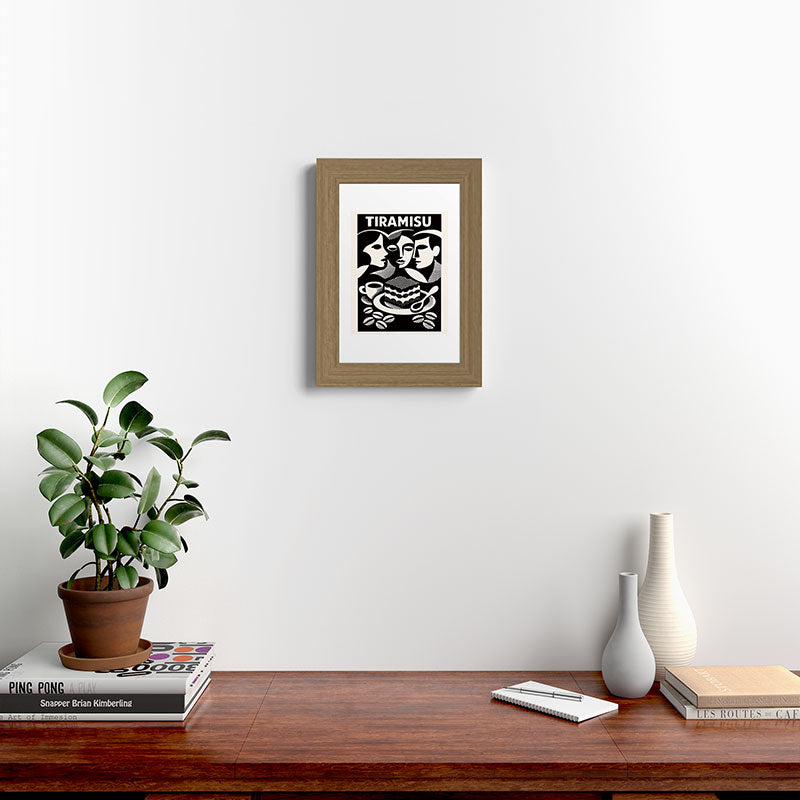 1920s Tiramisu Art Deco Framed Art Print