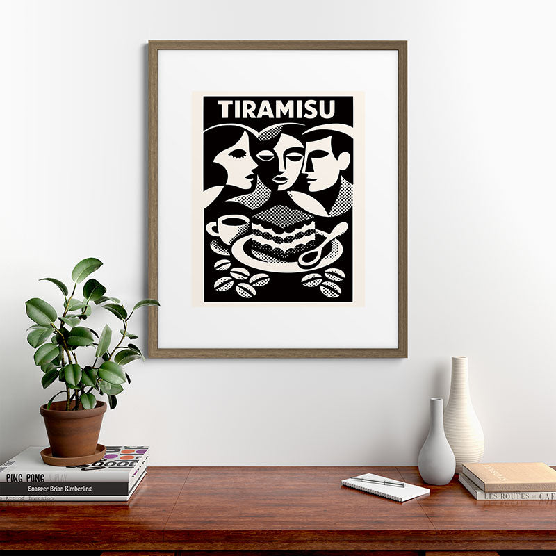 1920s Tiramisu Art Deco Framed Art Print