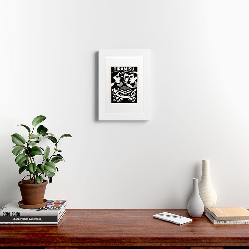 1920s Tiramisu Art Deco Framed Art Print
