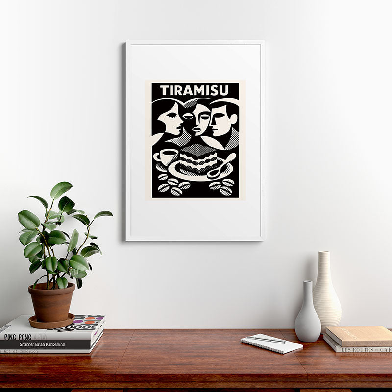 1920s Tiramisu Art Deco Framed Art Print