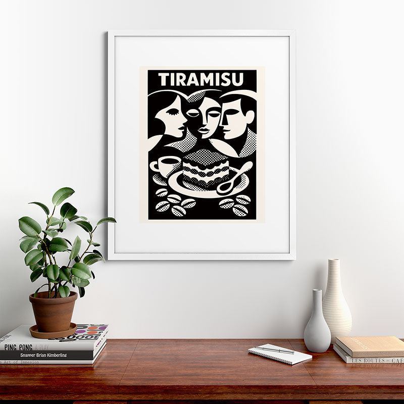 1920s Tiramisu Art Deco Framed Art Print
