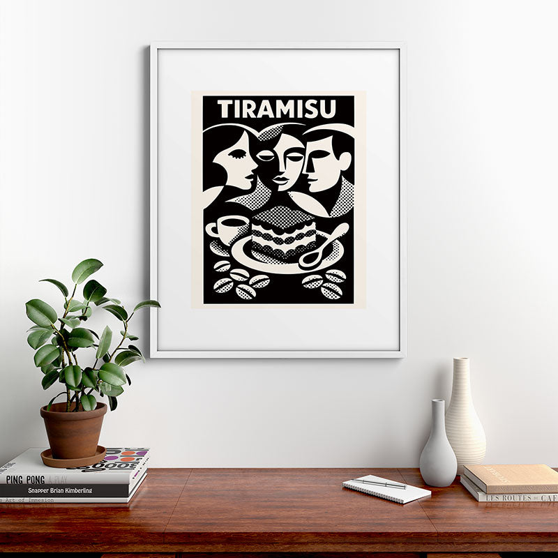 1920s Tiramisu Art Deco Framed Art Print