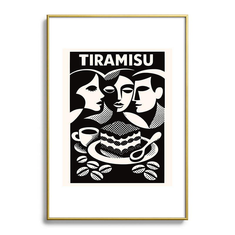 1920s Tiramisu Art Deco Framed Art Print