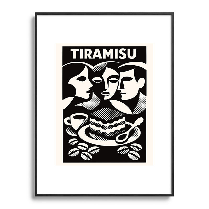 1920s Tiramisu Art Deco Framed Art Print