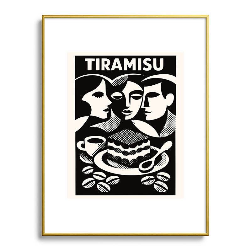 1920s Tiramisu Art Deco Framed Art Print