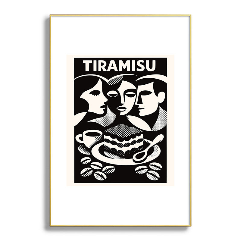 1920s Tiramisu Art Deco Framed Art Print