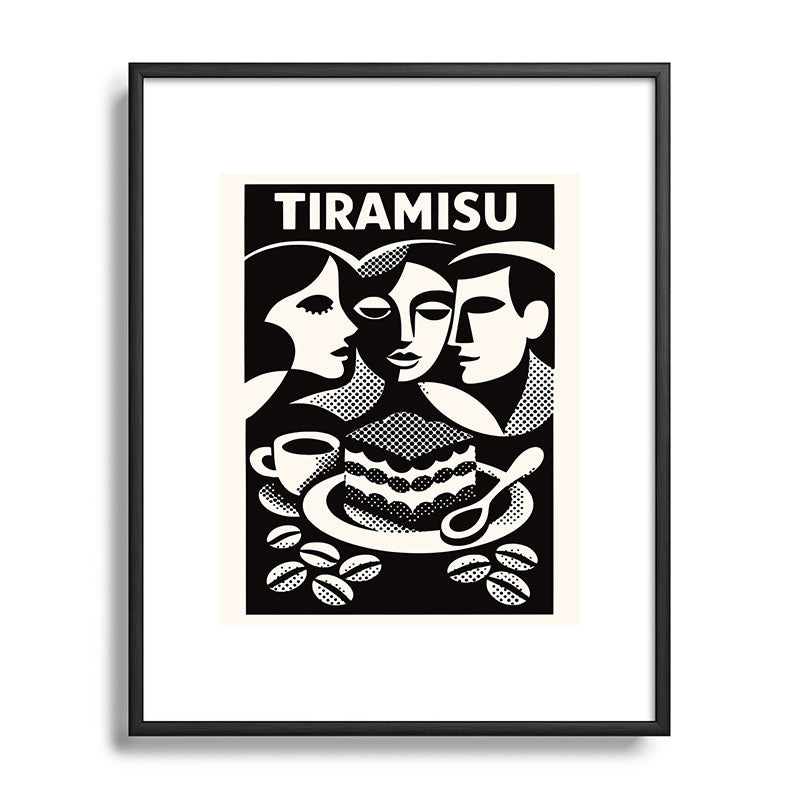 1920s Tiramisu Art Deco Framed Art Print