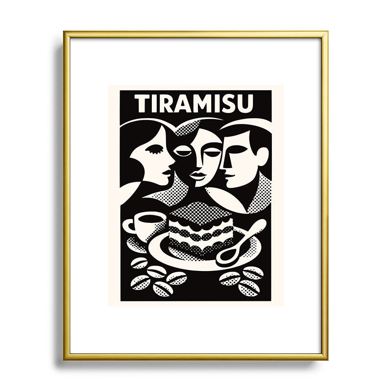 1920s Tiramisu Art Deco Framed Art Print