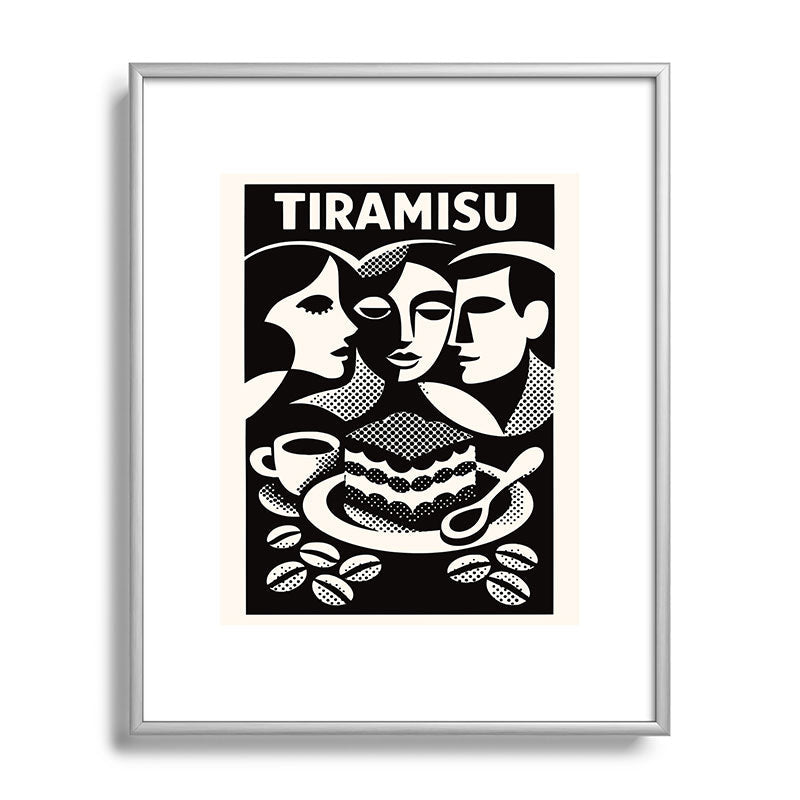 1920s Tiramisu Art Deco Framed Art Print