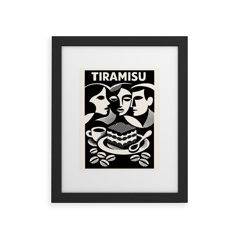 1920s Tiramisu Art Deco Framed Art Print