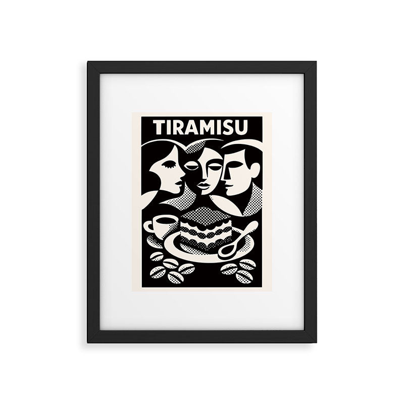 1920s Tiramisu Art Deco Framed Art Print