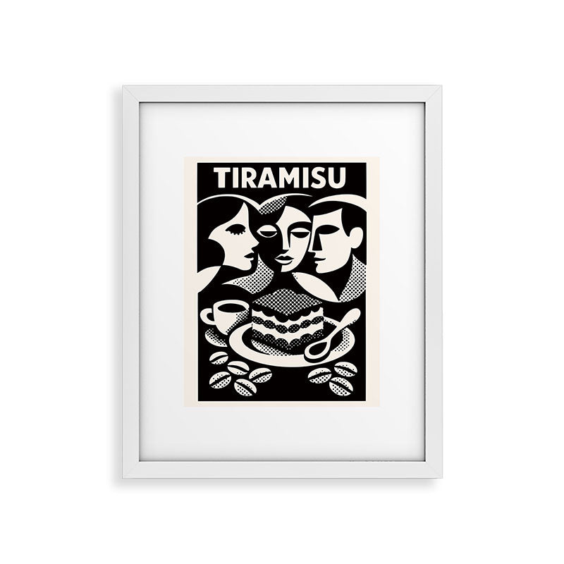 1920s Tiramisu Art Deco Framed Art Print