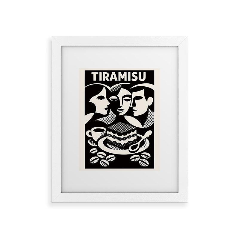 1920s Tiramisu Art Deco Framed Art Print