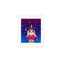 1997 Neon Rainbow Baphomet Art Print
