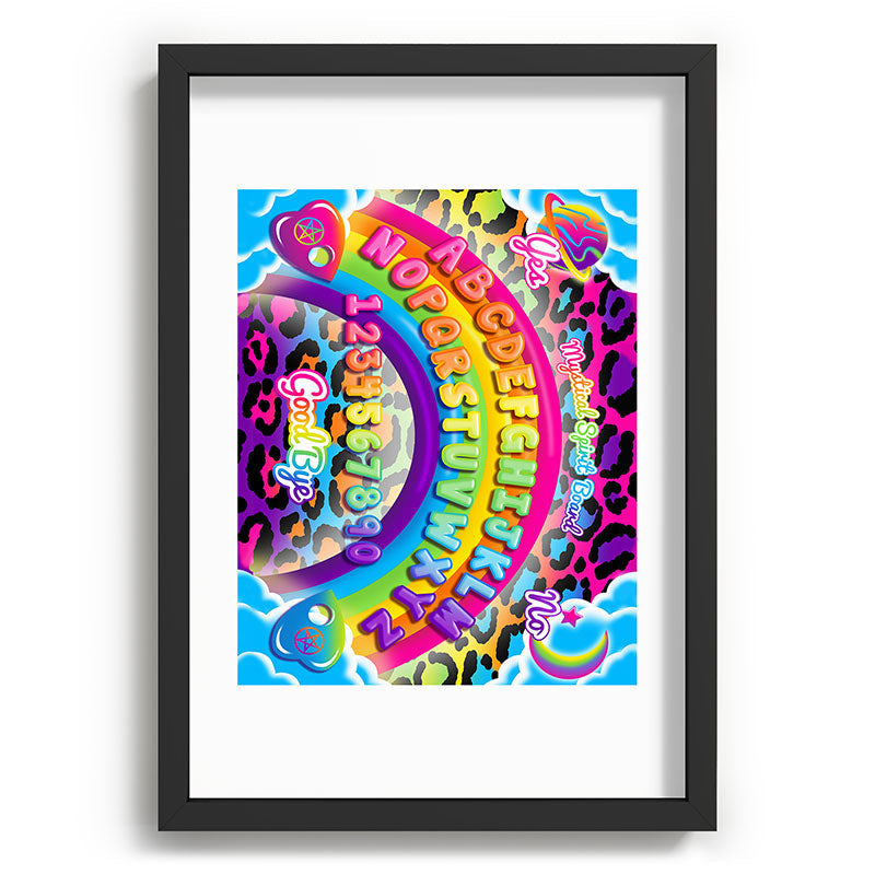 1997 Neon Rainbow Spirit Board Framed Art Print