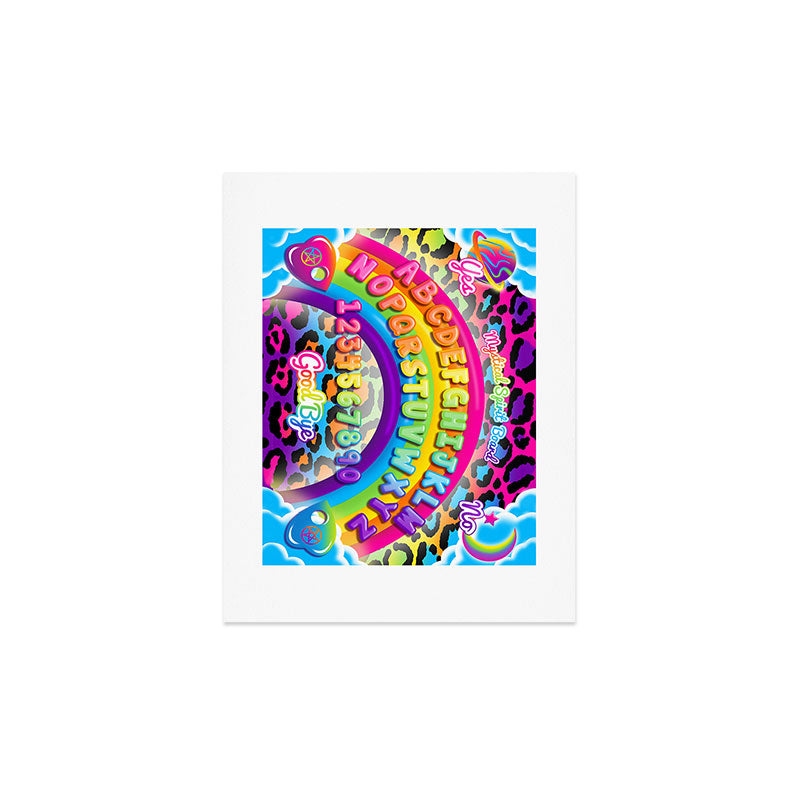 1997 Neon Rainbow Spirit Board Art Print