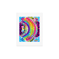 1997 Neon Rainbow Spirit Board Art Print