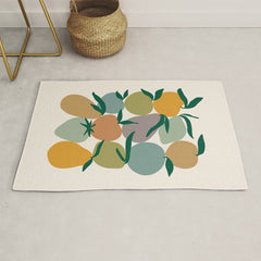 2025 EARTHY FRUIT MARKET CALENDAR Rug