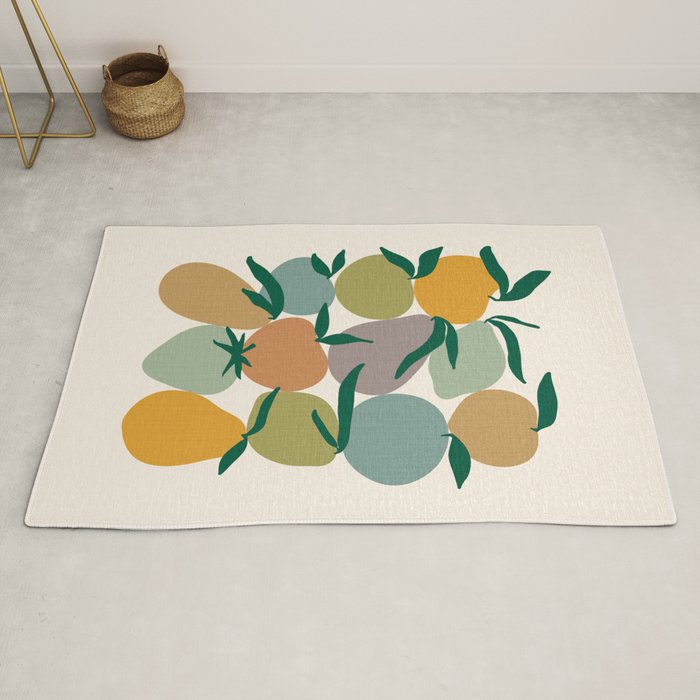2025 EARTHY FRUIT MARKET CALENDAR Rug