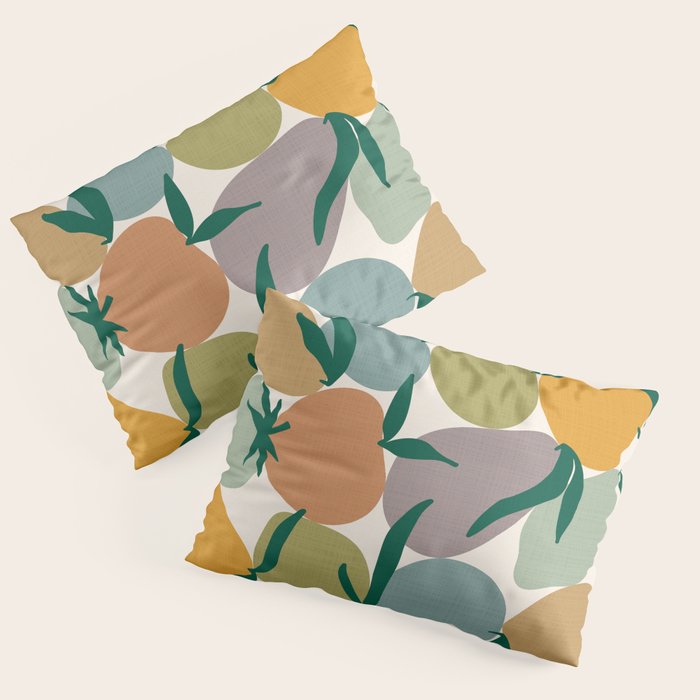 2025 EARTHY FRUIT MARKET CALENDAR Pillow Sham