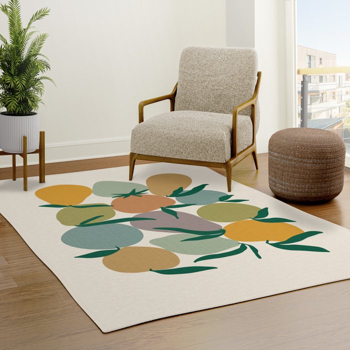 2025 EARTHY FRUIT MARKET CALENDAR Rug