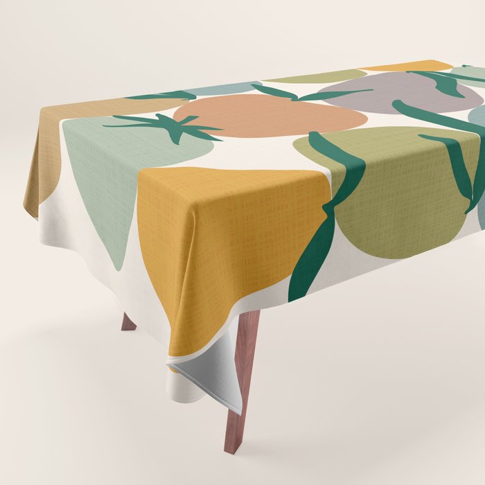 2025 EARTHY FRUIT MARKET CALENDAR Tablecloth