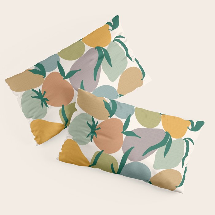 2025 EARTHY FRUIT MARKET CALENDAR Pillow Sham