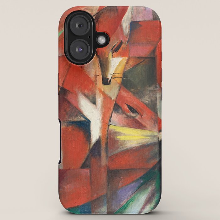 "The Foxes" by Franz Marc, 1913 iPhone Case