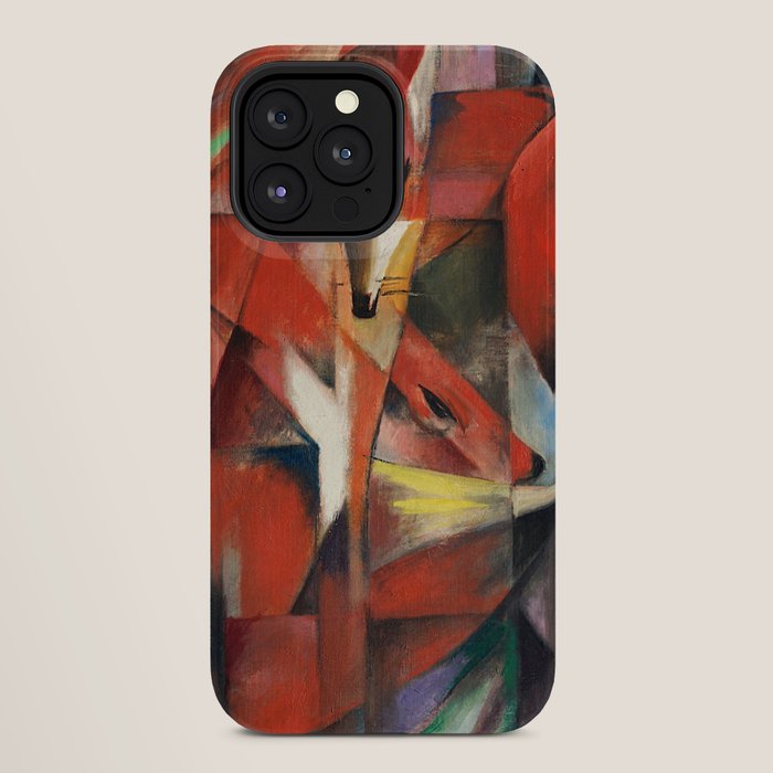 "The Foxes" by Franz Marc, 1913 iPhone Case
