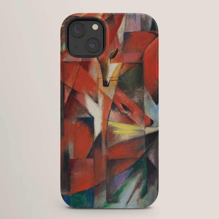 "The Foxes" by Franz Marc, 1913 iPhone Case