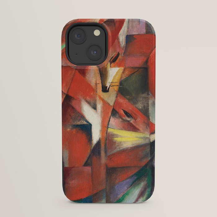 "The Foxes" by Franz Marc, 1913 iPhone Case