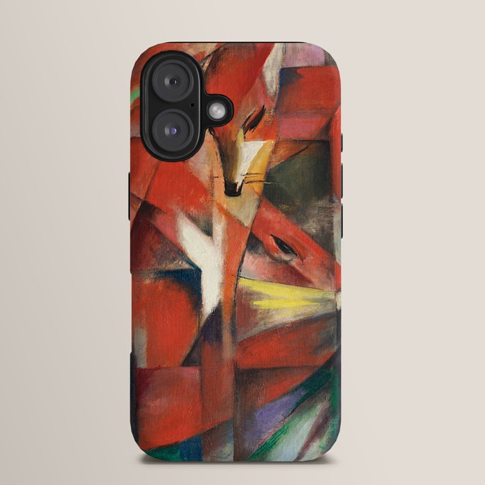 "The Foxes" by Franz Marc, 1913 iPhone Case