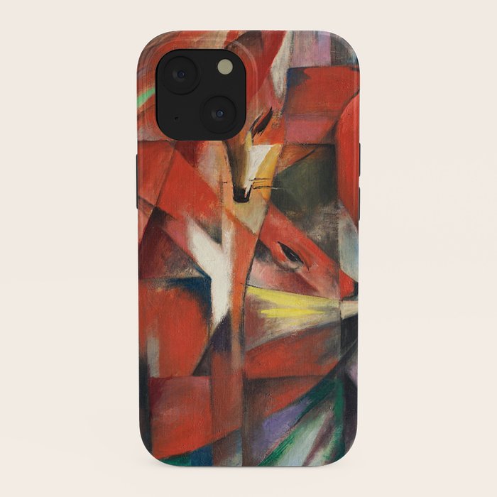 "The Foxes" by Franz Marc, 1913 iPhone Case