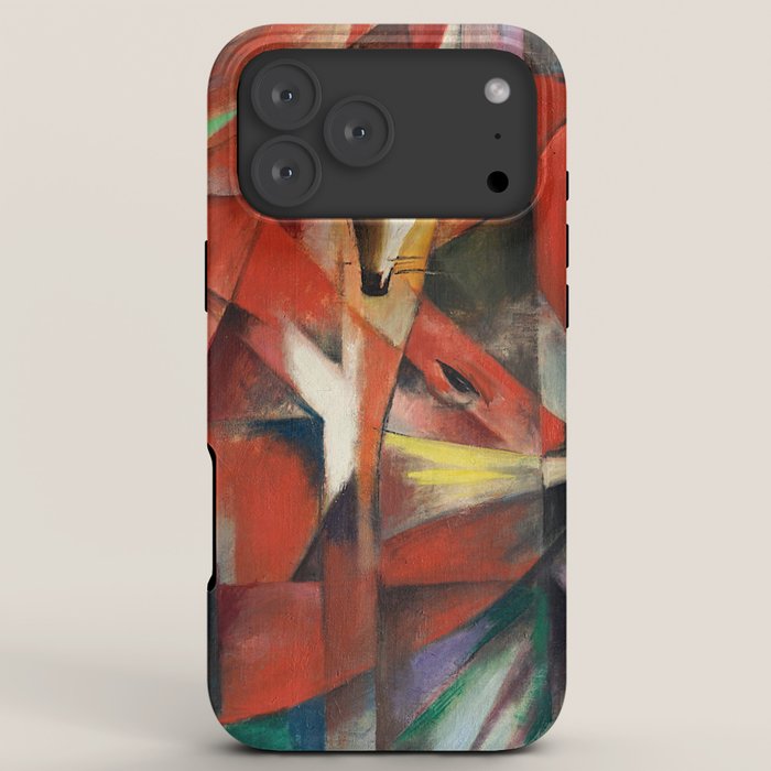 "The Foxes" by Franz Marc, 1913 iPhone Case