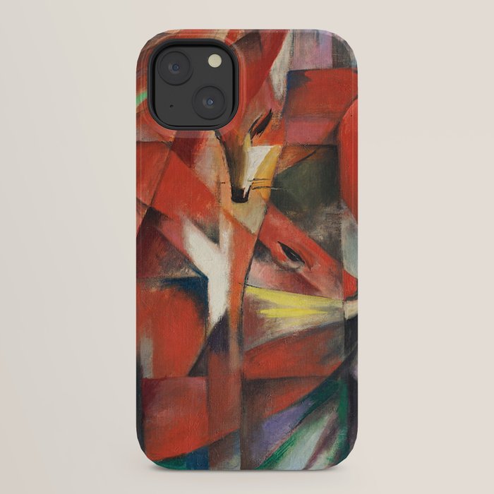 "The Foxes" by Franz Marc, 1913 iPhone Case