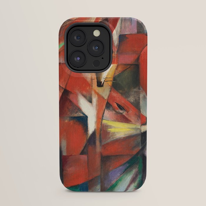 "The Foxes" by Franz Marc, 1913 iPhone Case