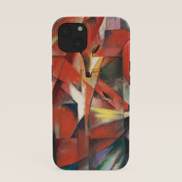 "The Foxes" by Franz Marc, 1913 iPhone Case
