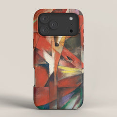 "The Foxes" by Franz Marc, 1913 iPhone Case