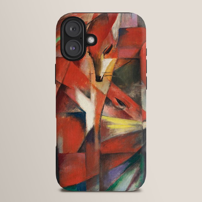 "The Foxes" by Franz Marc, 1913 iPhone Case
